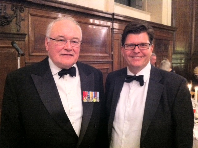 Guy Charrison and General Sir Peter Wall